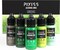 Pixiss Greens Alcohol Inks Set, 5 Highly Saturated Green Alcohol Inks for Resin